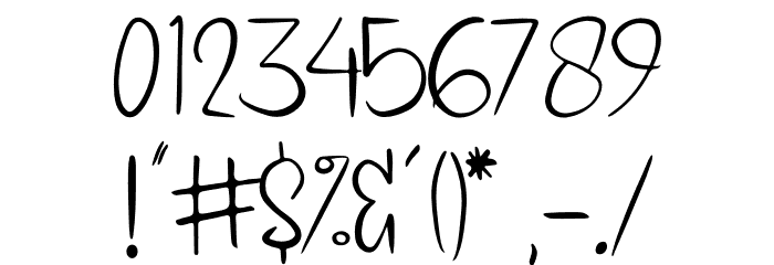 Rose Gold Font OTHER CHARS