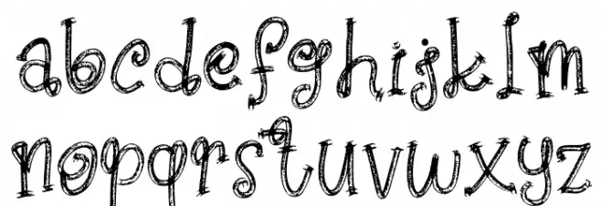 Rose Hips FREE Font LOWERCASE