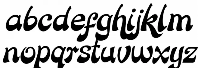 Rose Katrinah Italic Font LOWERCASE