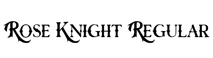 Rose Knight Regular  لخطوط تنزيل