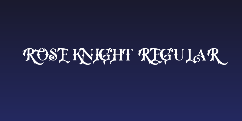 Rose Knight Regular Social Header