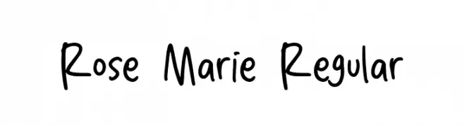 Rose Marie Regular  لخطوط تنزيل