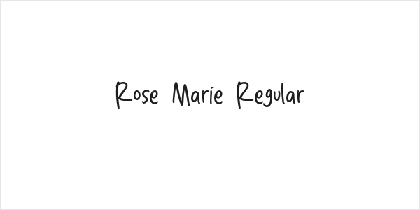 Rose Marie Regular Logo