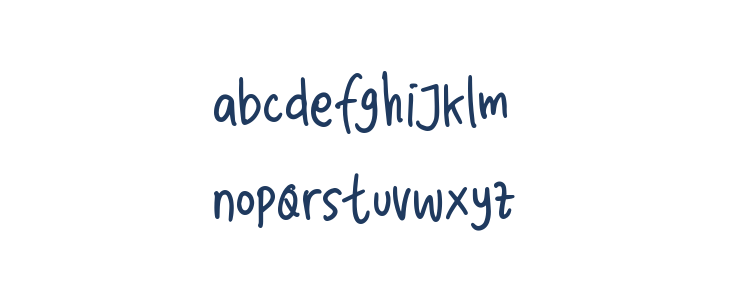 Rose Marie Regular Lowercase