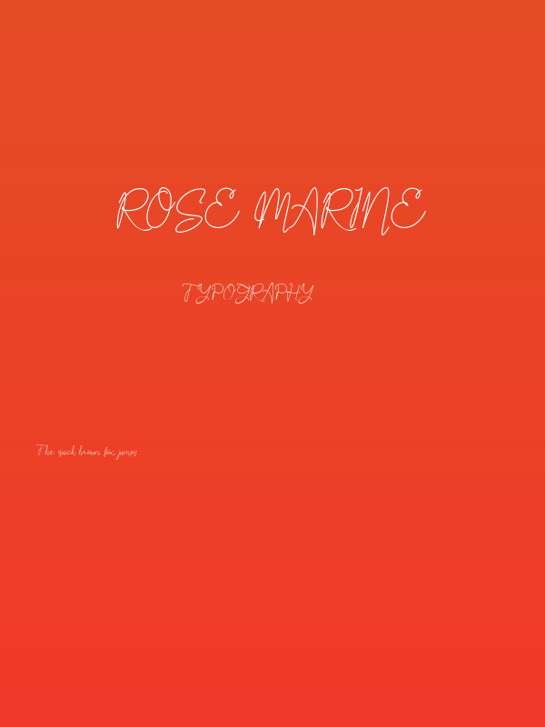 Rose Marine Poster