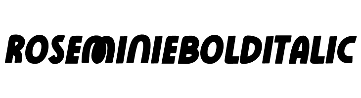 Rose Minie Bold Italic  Descarca Fonturi Gratis