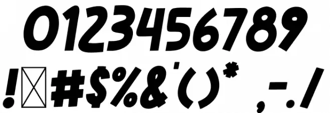 Rose Minie Italic Font OTHER CHARS