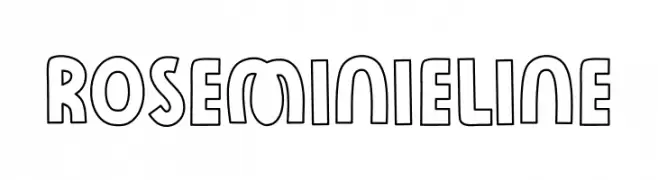 Rose Minie Line  Frei Schriftart Herunterladen