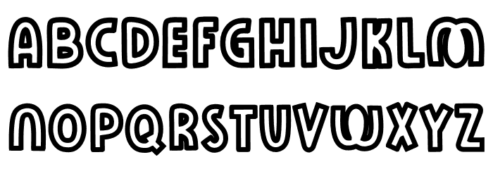 Rose Minie LineBold Font LOWERCASE