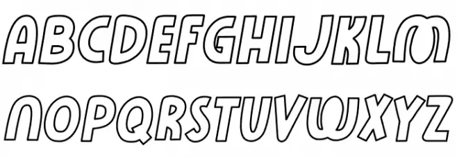 Rose Minie LineItalic Schriftart Groß