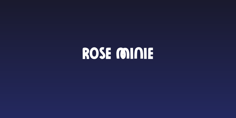 Rose Minie Social Header