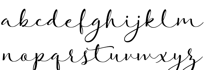 Rose Of Baltimore Font LOWERCASE