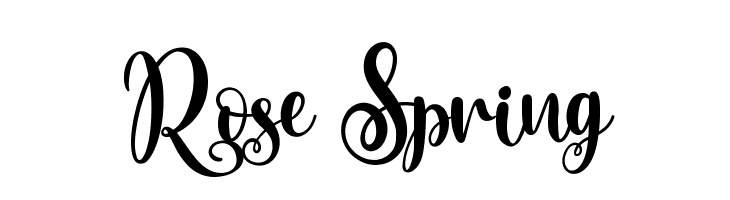 Rose Spring  font caratteri gratis