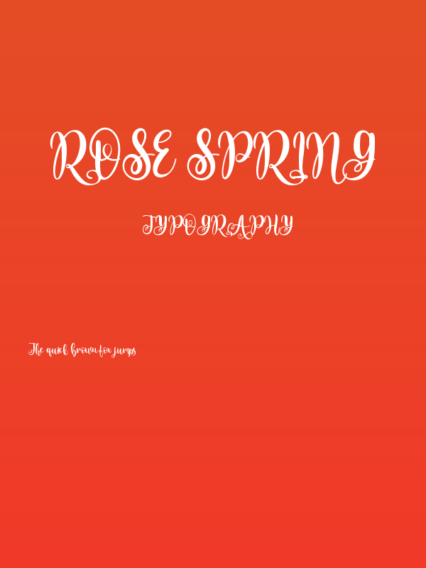 Rose Spring Poster