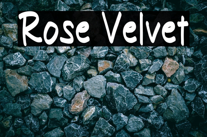 Rose Velvet Example 1