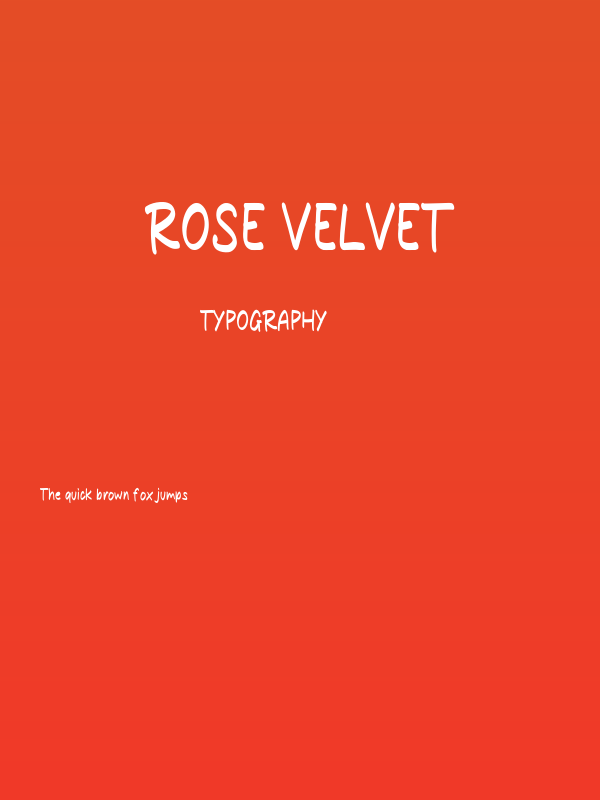 Rose Velvet Poster