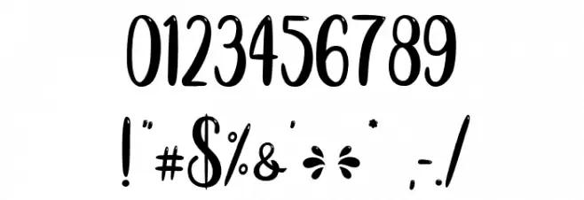 RoseCakePersonalUse Font OTHER CHARS