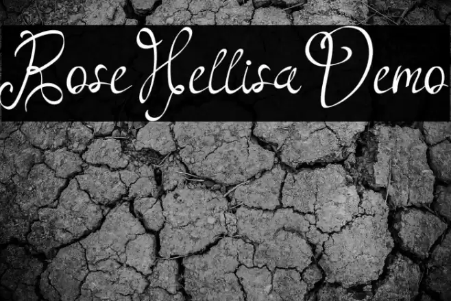 RoseHellisaDemo Font examples