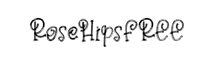 RoseHipsFREE  Frei Schriftart Herunterladen