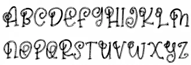 RoseHipsFREE Font Litere mari