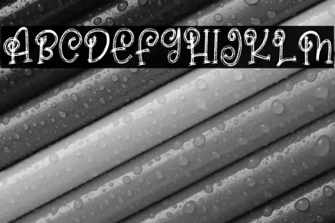 RoseHipsFREE Font examples