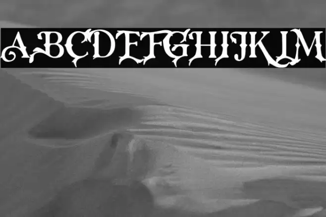 RoseKnight-Regular Font examples