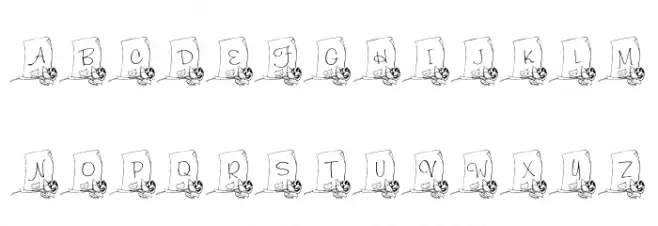 RoseNote Font LOWERCASE