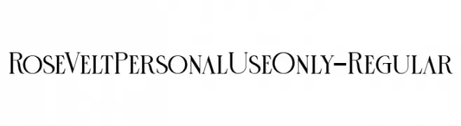 RoseVeltPersonalUseOnly-Regular  フリーフォントのダウンロード