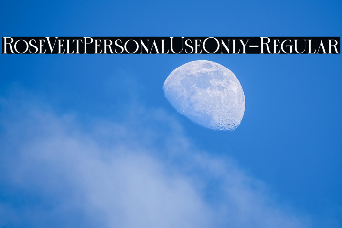 RoseVeltPersonalUseOnly-Regular Example 2