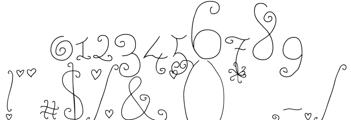 RoseWater Font OTHER CHARS