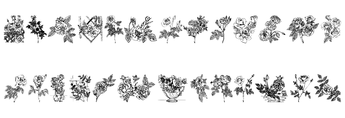 Rose Font LOWERCASE