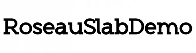 Roseau Slab Demo  font caratteri gratis