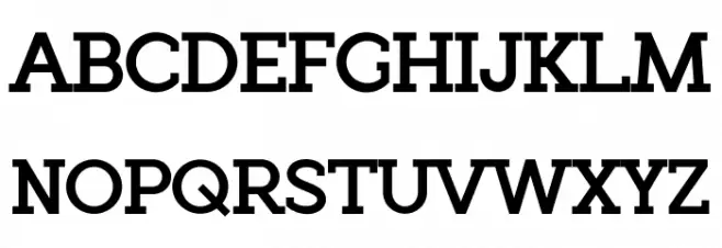 Roseau Slab Demo Schriftart Groß