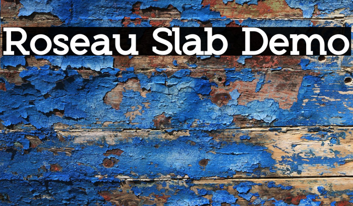 Roseau Slab Demo Example 1