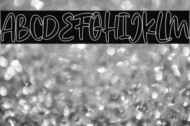 Rosebella-Outline FREE PERSONAL USE Font examples