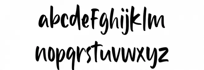 Rosebella-Regular FREE PERSONAL USE 字体 小写
