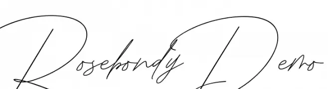 Rosebondy Demo  Fuentes Gratis Descargar