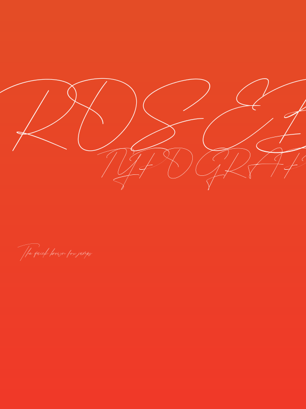 Rosebondy Demo Poster