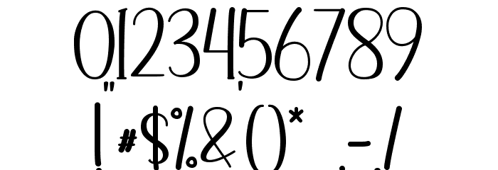 Rosebright - Personal Use Font OTHER CHARS