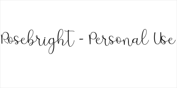 Rosebright - Personal Use Logo