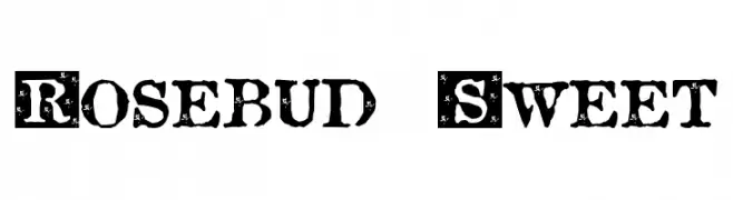 Rosebud Sweet  Frei Schriftart Herunterladen