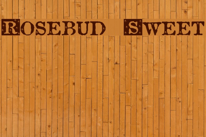 Rosebud Sweet Font examples