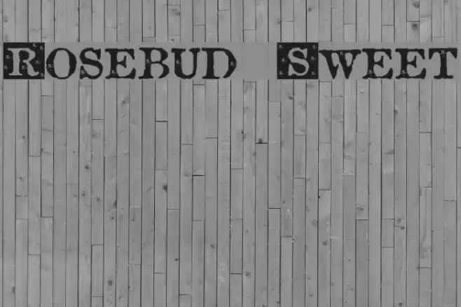 Rosebud Sweet Font examples