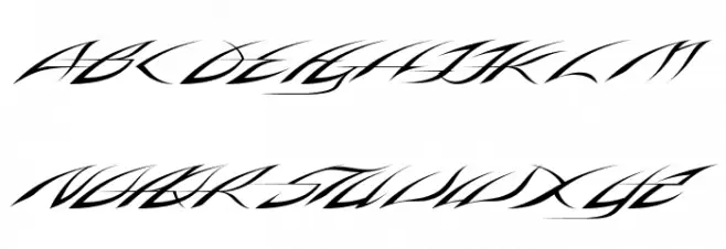RosebudRegular Schriftart Groß