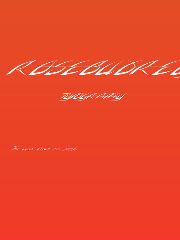 RosebudRegular Poster