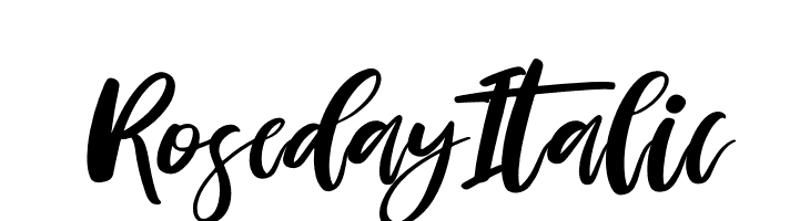 Roseday Italic  لخطوط تنزيل