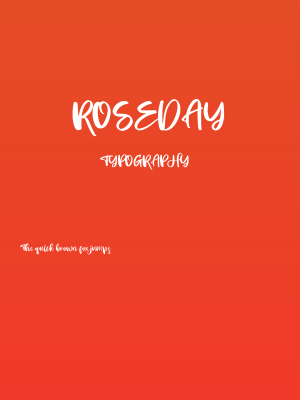 Roseday Poster