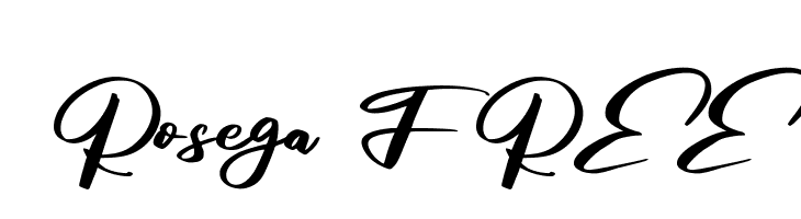 Rosega FREE  Frei Schriftart Herunterladen