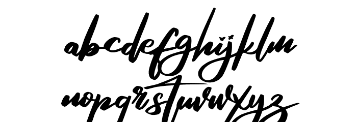 Rosega FREE Font LOWERCASE