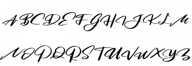 RosegaFREE Schriftart Groß